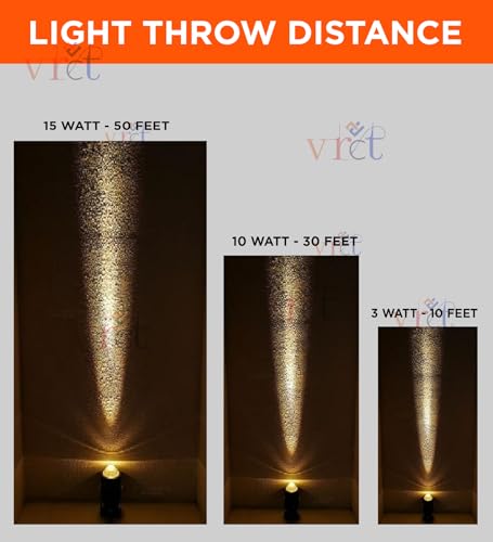 VRCT Outdoor LED Facade Light 10W (Warm White) - Image 4