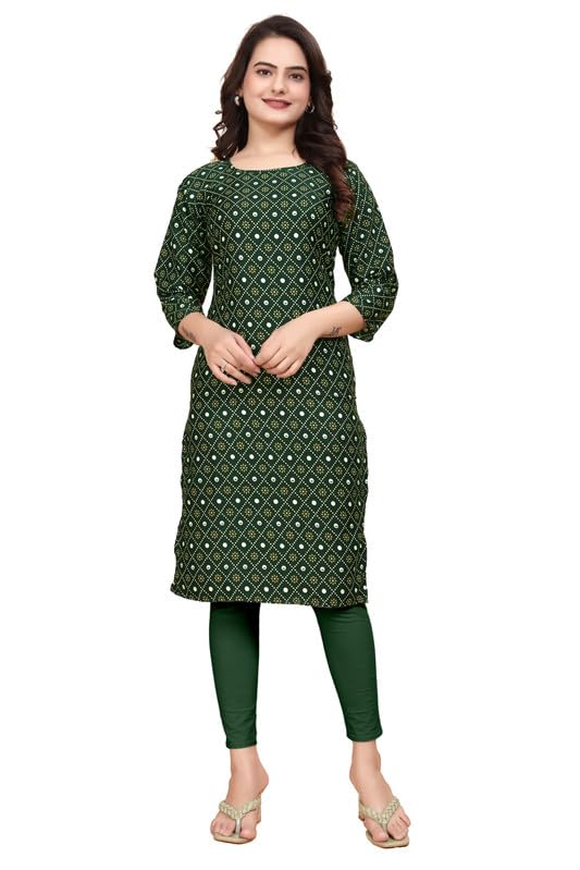 Womens Crepe Kurti | Straight