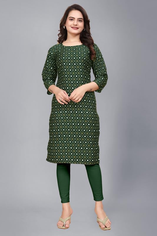 Womens Crepe Kurti | Straight