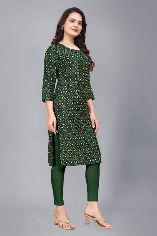 Womens Crepe Kurti | Straight