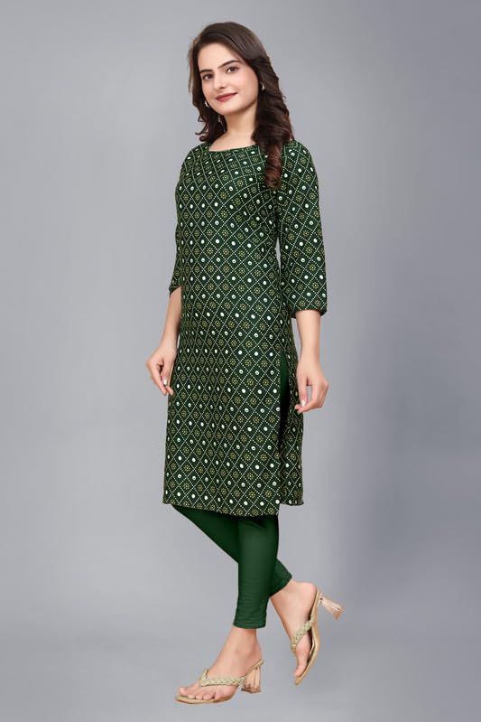 Womens Crepe Kurti | Straight