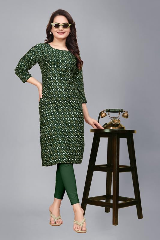 Womens Crepe Kurti | Straight