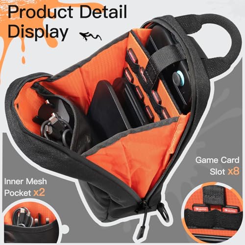 JETech Sling Bag for Nintendo