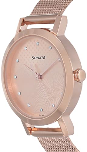 Sonata Linnea Quartz Analog Rose