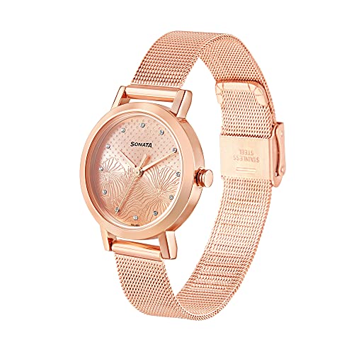Sonata Linnea Quartz Analog Rose