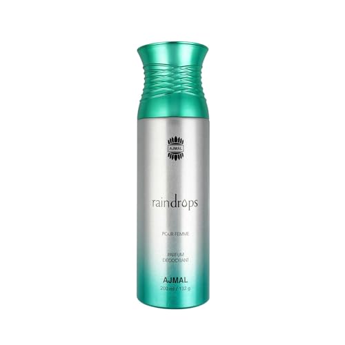 Ajmal Raindrops Liquid Fresh Female Deodorant For Woman, 200 Ml