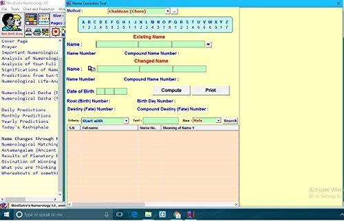 Mindsutra Software Technologies Numerology 3.5