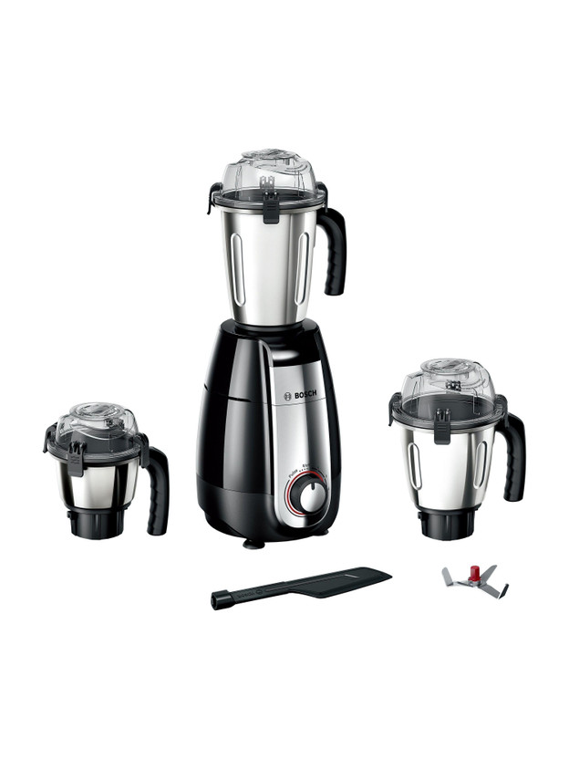 BOSCH TrueMixx Pro 750 W Mixer Grinder (MGM6632MIN | 3 Jars | Bla