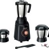 BOSCH TrueMixx Pro 750 W Mixer Grinder (MGM6632MIN | 3 Jars | Bla - Image 9
