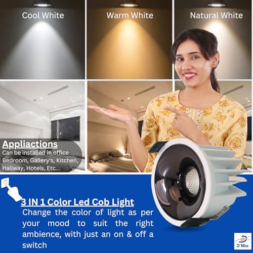 D'Mak 12W LED Creta COB