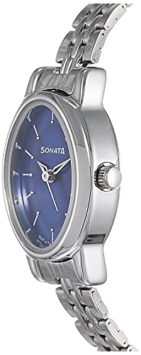 Sonata Quartz Analog Blue Dial