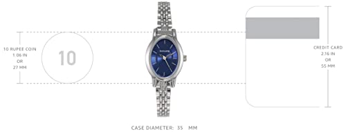 Sonata Quartz Analog Blue Dial
