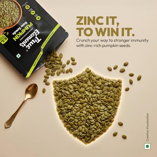 True Elements Pumpkin Seeds 250g - 30g Protein per 100g | Rich in Zinc - Image 4