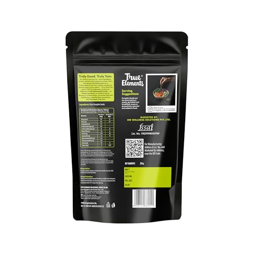True Elements Pumpkin Seeds 250g - 30g Protein per 100g | Rich in Zinc - Image 6