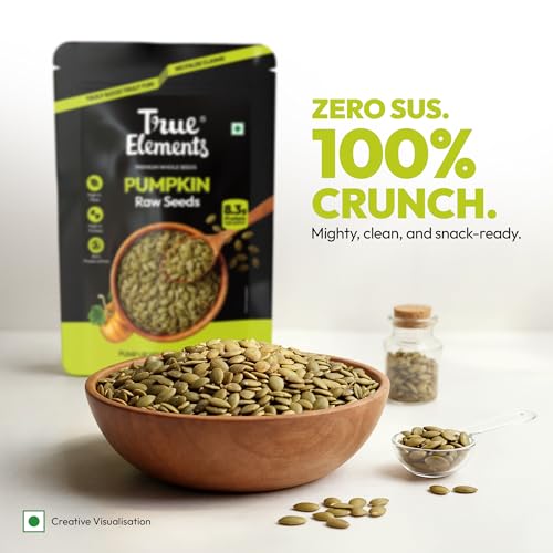 True Elements Pumpkin Seeds 250g - 30g Protein per 100g | Rich in Zinc - Image 7