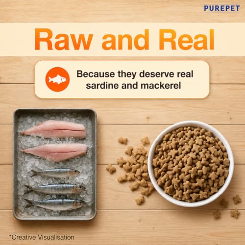 Purepet Adult Dry Cat Food Sea Food Flavour, 1 kg Pack - Image 6