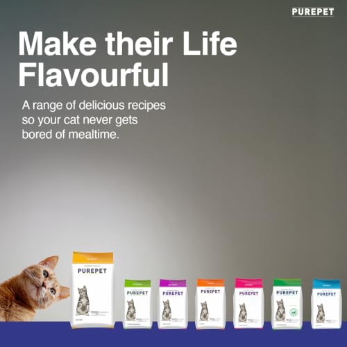 Purepet Adult Dry Cat Food Sea Food Flavour, 1 kg Pack - Image 7