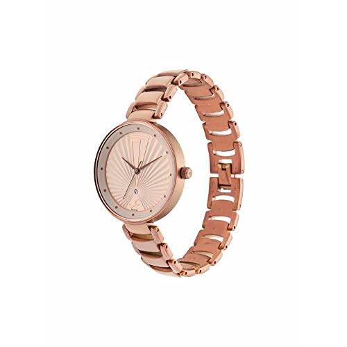 Fastrack Ruffles Analog Beige Dial