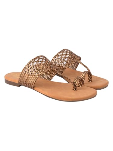 Shoetopia Chic Comfort & Stylish Kolhapuri Flats For Women & Girls