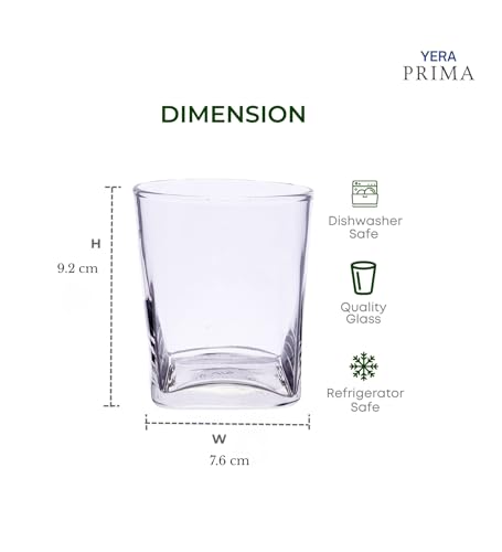 Yera Prima Oak Whisky/Scotch/Water Glasses