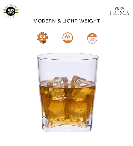 Yera Prima Oak Whisky/Scotch/Water Glasses