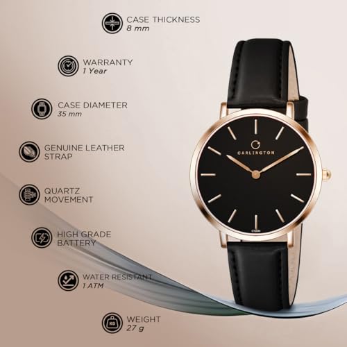 Carlington Iconic Analog Watches