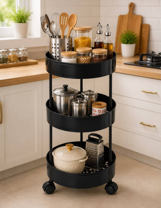 PRIKAP ENTERPRISE Plastic Kitchen Trolley (DIY(Do-It-Yourself)) - Image 2
