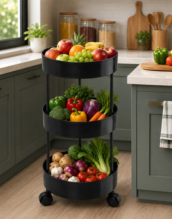 PRIKAP ENTERPRISE Plastic Kitchen Trolley (DIY(Do-It-Yourself)) - Image 5