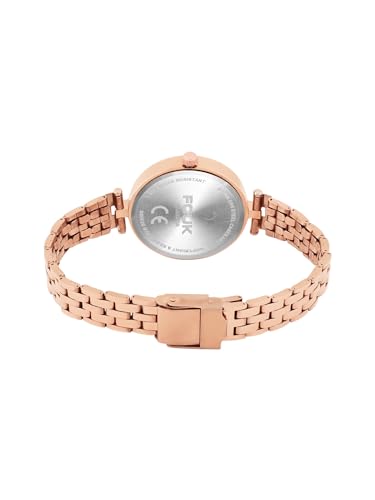 FCUK Sky Blue Patterned Dial Analog Quartz Watch for Women - FK00040A - Image 5