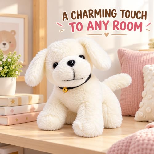 ADORA White Puppy Soft Toy