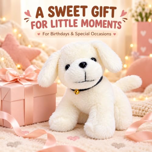 ADORA White Puppy Soft Toy
