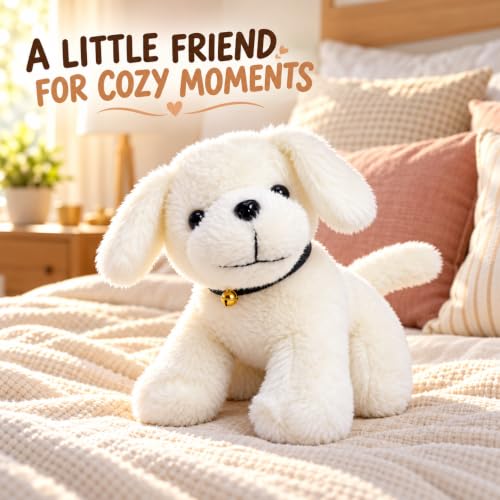 ADORA White Puppy Soft Toy