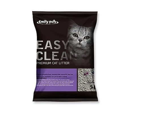 Emily Pets Fresh Scented Bentonite Cat Litter (Lavender, 5 L)