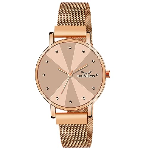 LOUIS DEVIN Rose Gold Plated