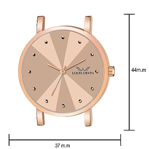 LOUIS DEVIN Rose Gold Plated