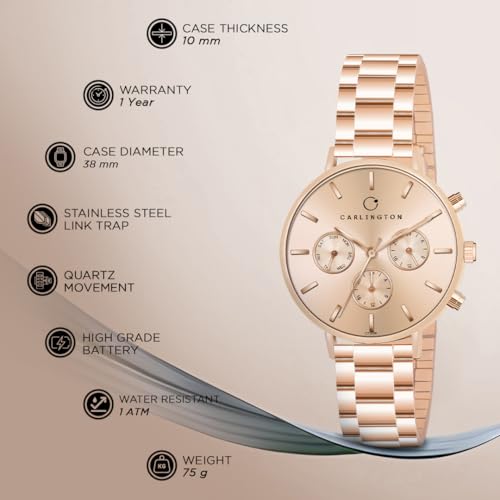Carlington Iconic Analog Watches