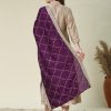 MOKOSH Women’s Silk Embroidery Anarkali Kurta Pant with Dupatta - Image 2