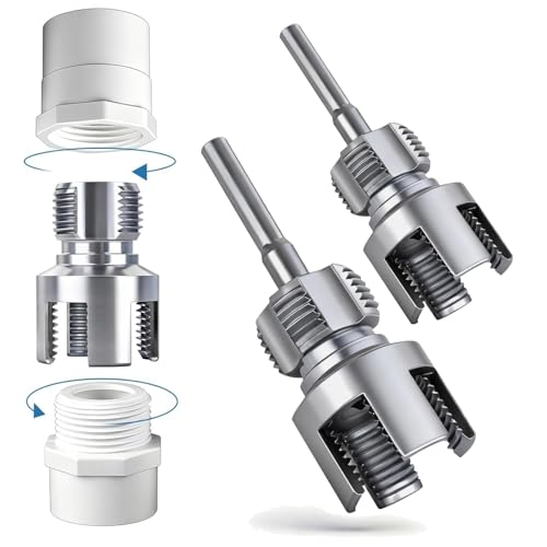 Hodaqe Pipe Threading Die Heads, 1/2 and 3/4 Inch, 2 Pcs