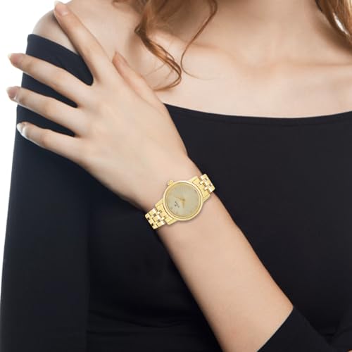 Titan Karishma Quartz Analog Champagne