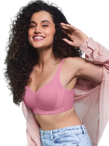 Enamor Bamboo Cotton A077 T-Shirt Bra-Light Padded, Wirefree, Full Coverage