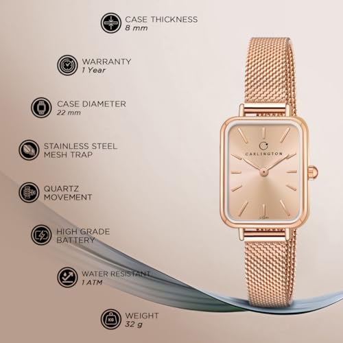 Carlington Iconic Analog Watches