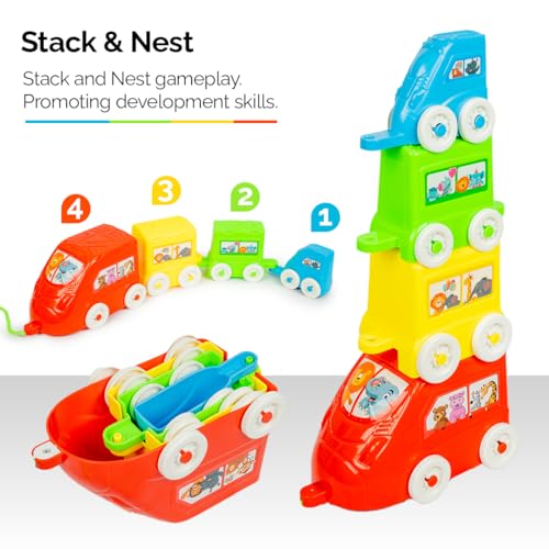 Ratna's 3-in-1 Train Stacker, Nesting