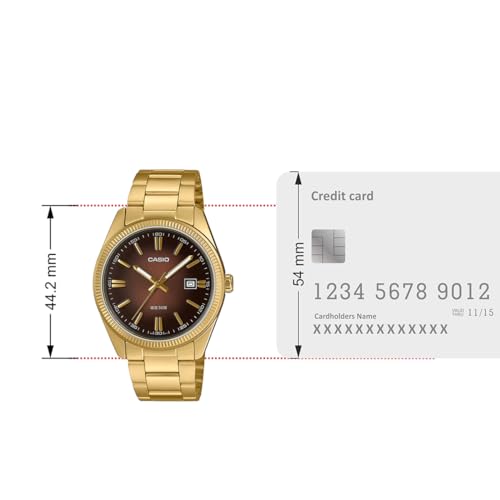 Casio Men MTP-1302PGC-5AVEF Analog Brown Dial Men (A2375) - Image 7