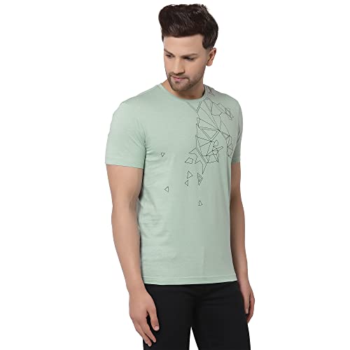 Red Tape Men Pastel Green Round Neck T-Shirt - Image 2