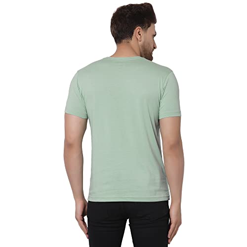Red Tape Men Pastel Green Round Neck T-Shirt - Image 3