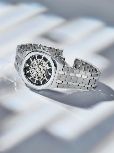 French Connection Autaros Skeleton Dial