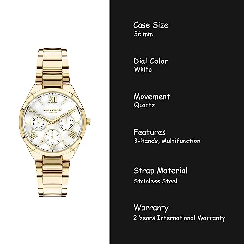 Lee Cooper Multifunction White Round