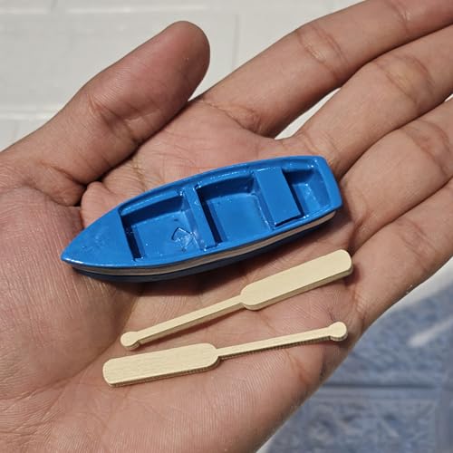 Miniature Boats with Oars –
