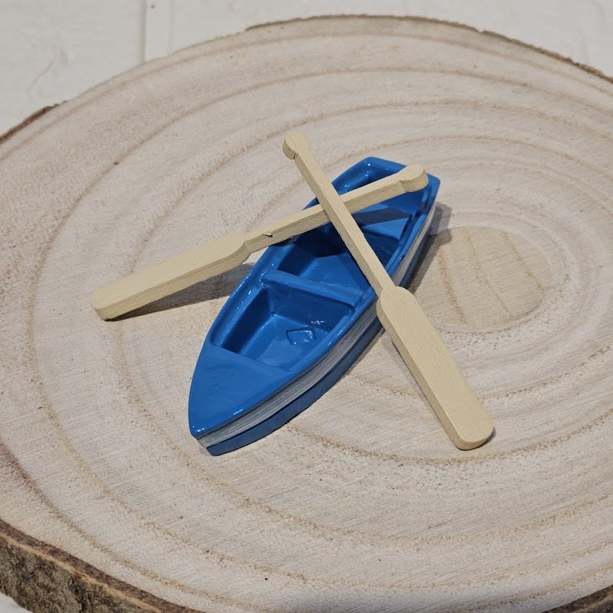 Miniature Boats with Oars –