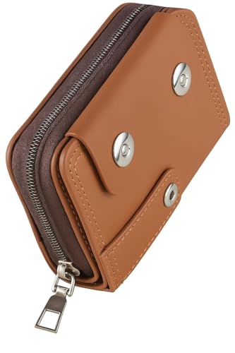 Leather Card Wallet,11 Card Slot